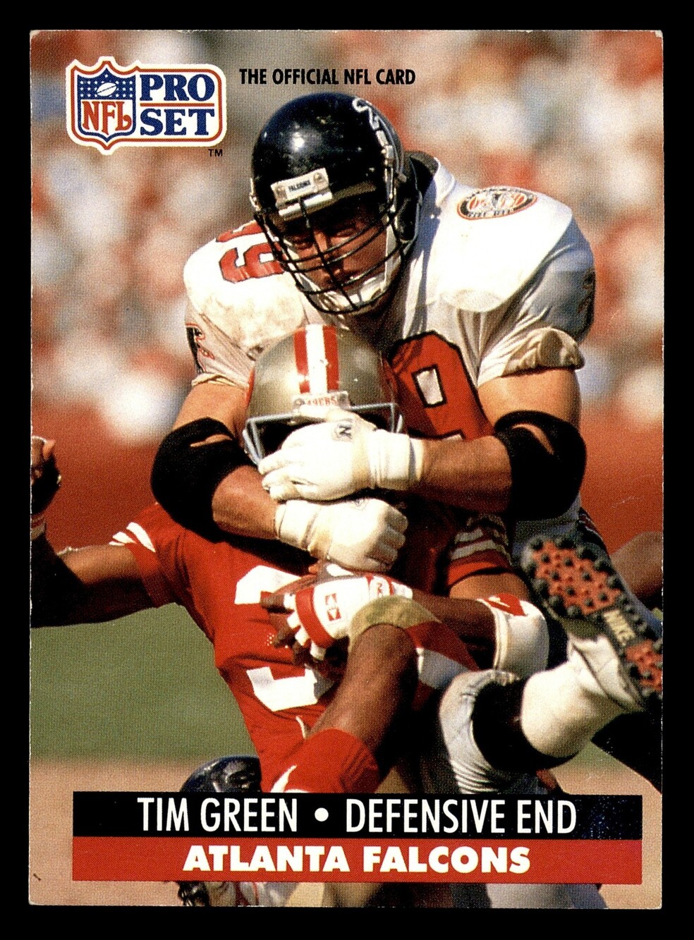 1991 Pro Set #94 Tim Green Football Card Atlanta Falcons